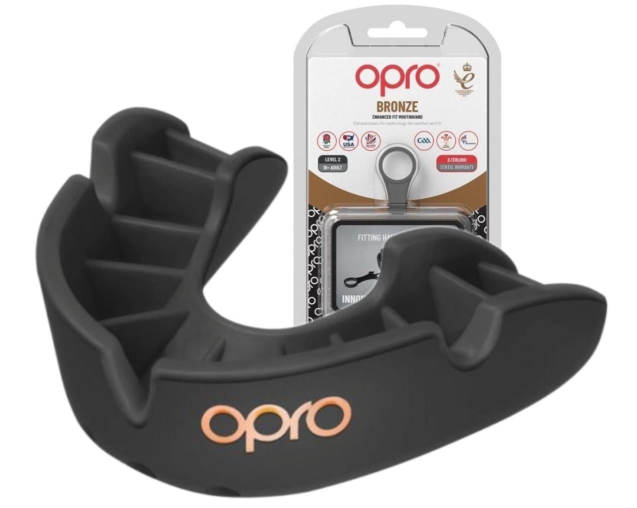 Капа для взрослых Opro Bronze с 11 лет Black (Bronze_Black)