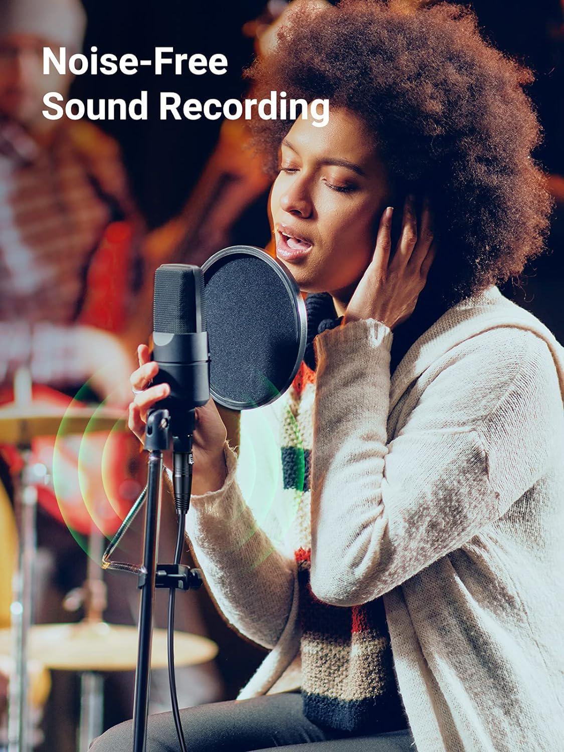 Кабель UGREEN XLR мама-XLR папа аудіо для мікшеру 5 м Чорний (20712) - фото 5