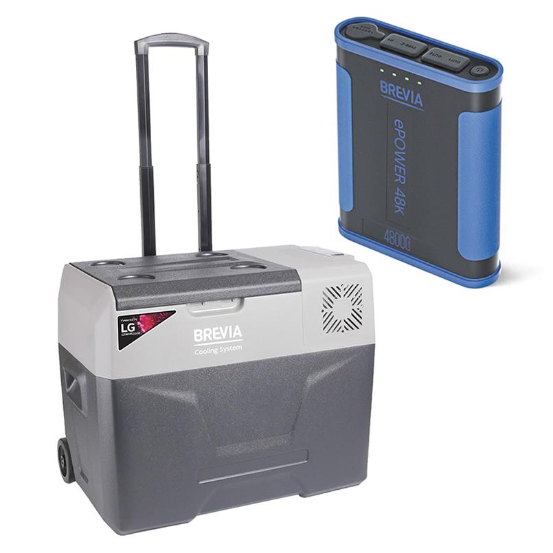 Автохолодильник Brevia 22735 компрессор LG с портативной зарядной станцией ePower 48 Ah 40 л (fp_14)
