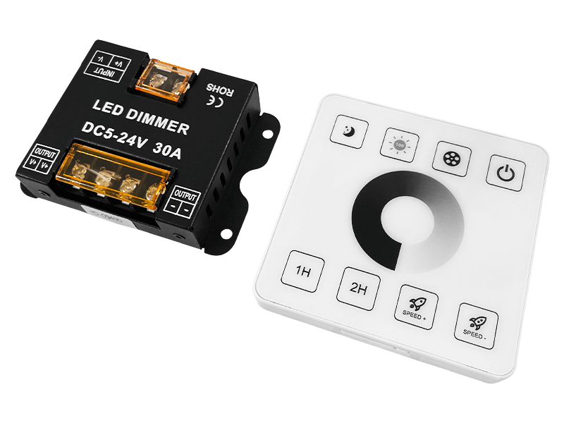 Димер OEM D-30A-Touch-V2-W радіо сенсорна панель 15A/CH 5-24V Білий (9632)