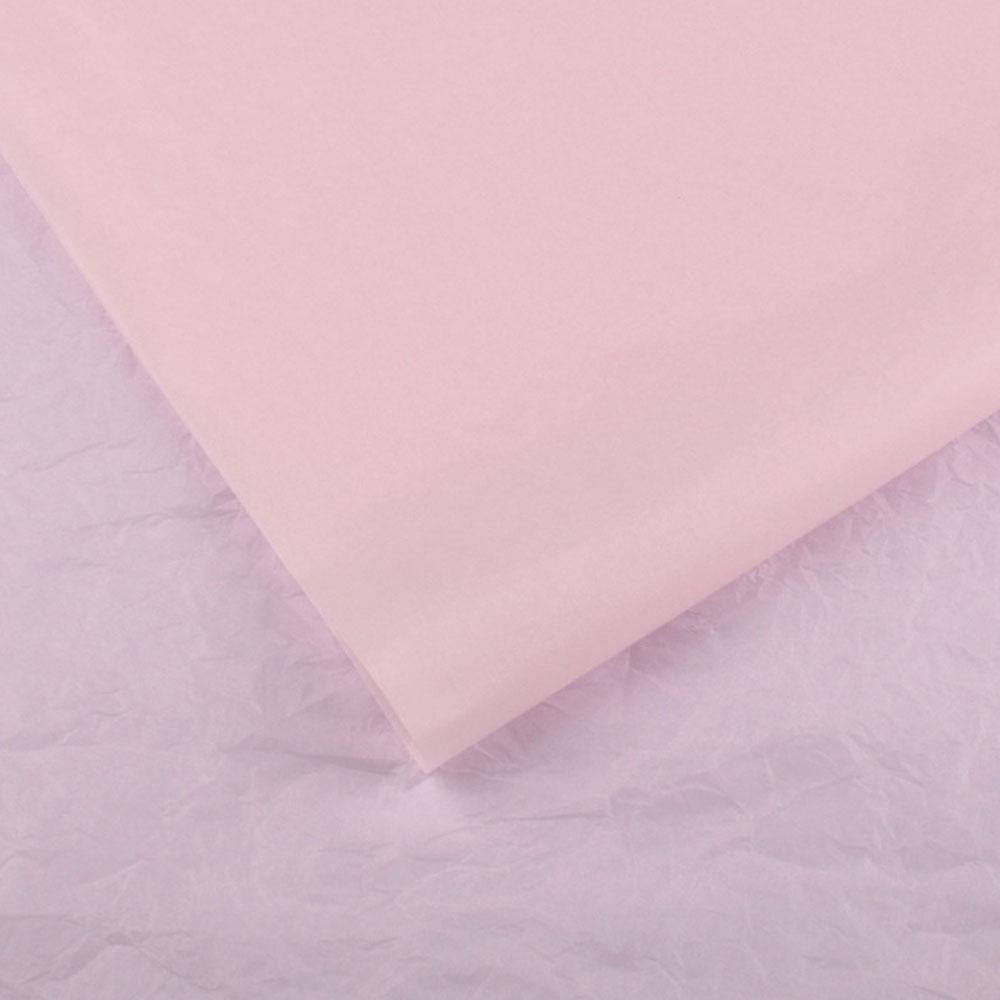 Бумага тишью в листах 50x70 см 40 шт. Розовый (NR0240_2)