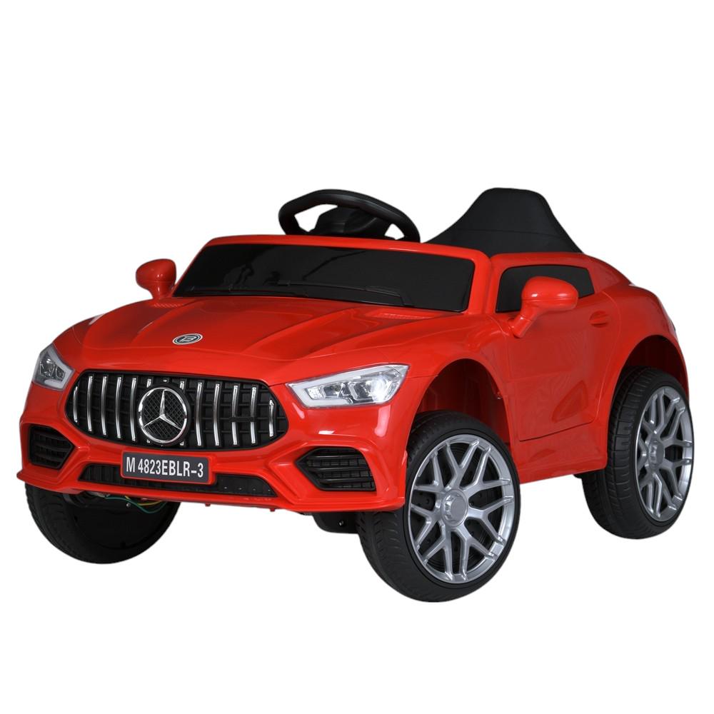 Детский электромобиль Bambi Racer с экокожаным сиденьем пультом 2,4G и амортизаторами Красный (27305185)