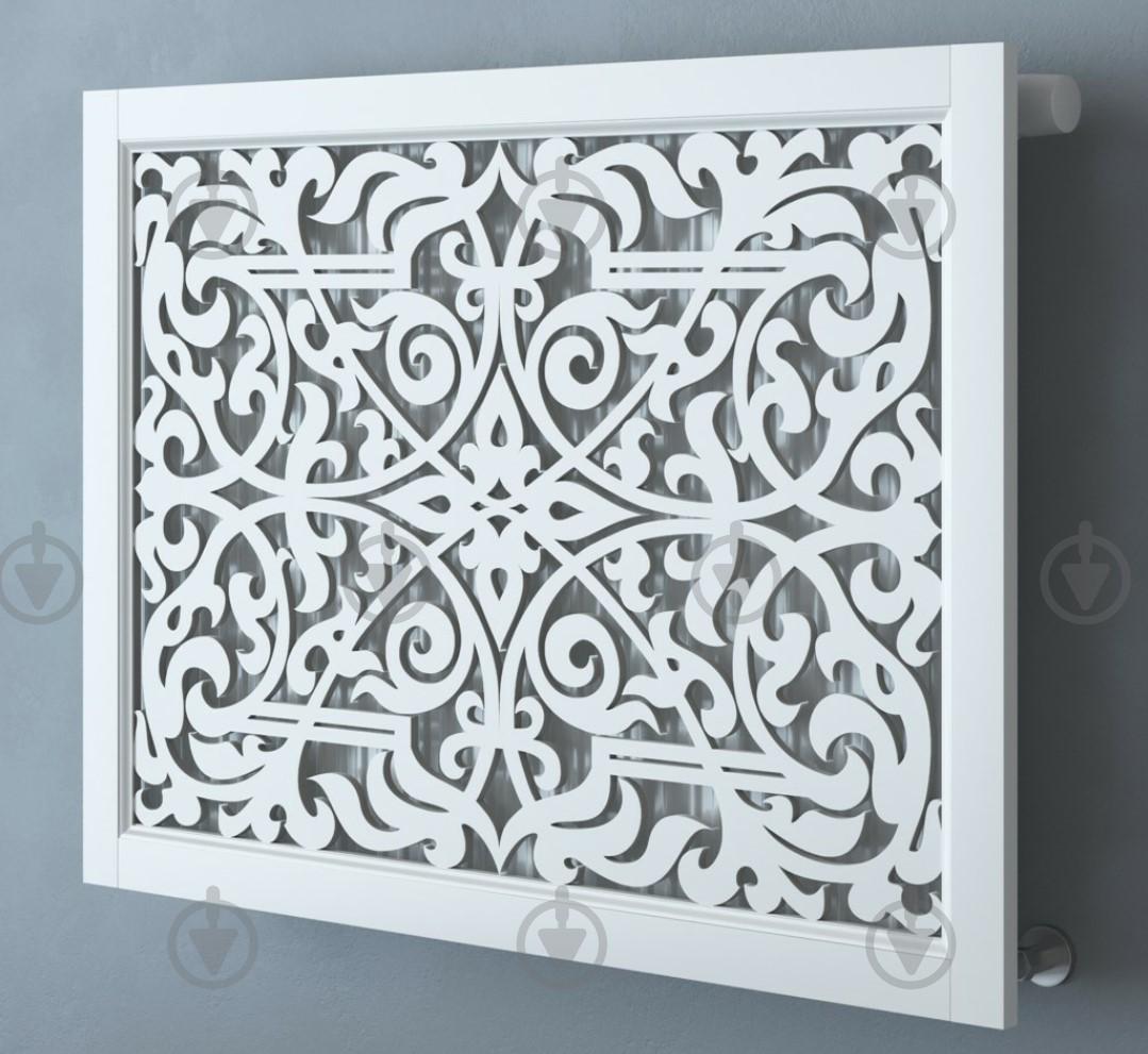 Экран-решетка декоративная на батарею отопления R72-F110 Белый (26393626)