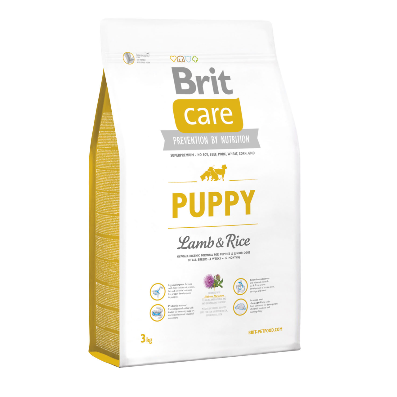 Корм для собак сухой Brit Care Puppy Lamb and Rice 3 кг