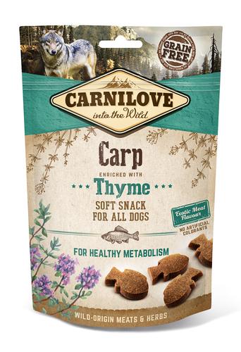 Ласощі для собак Carnilove Dog Semi-Moist Carp with Thyme Короп і чебрець 200 г (111374\7335)