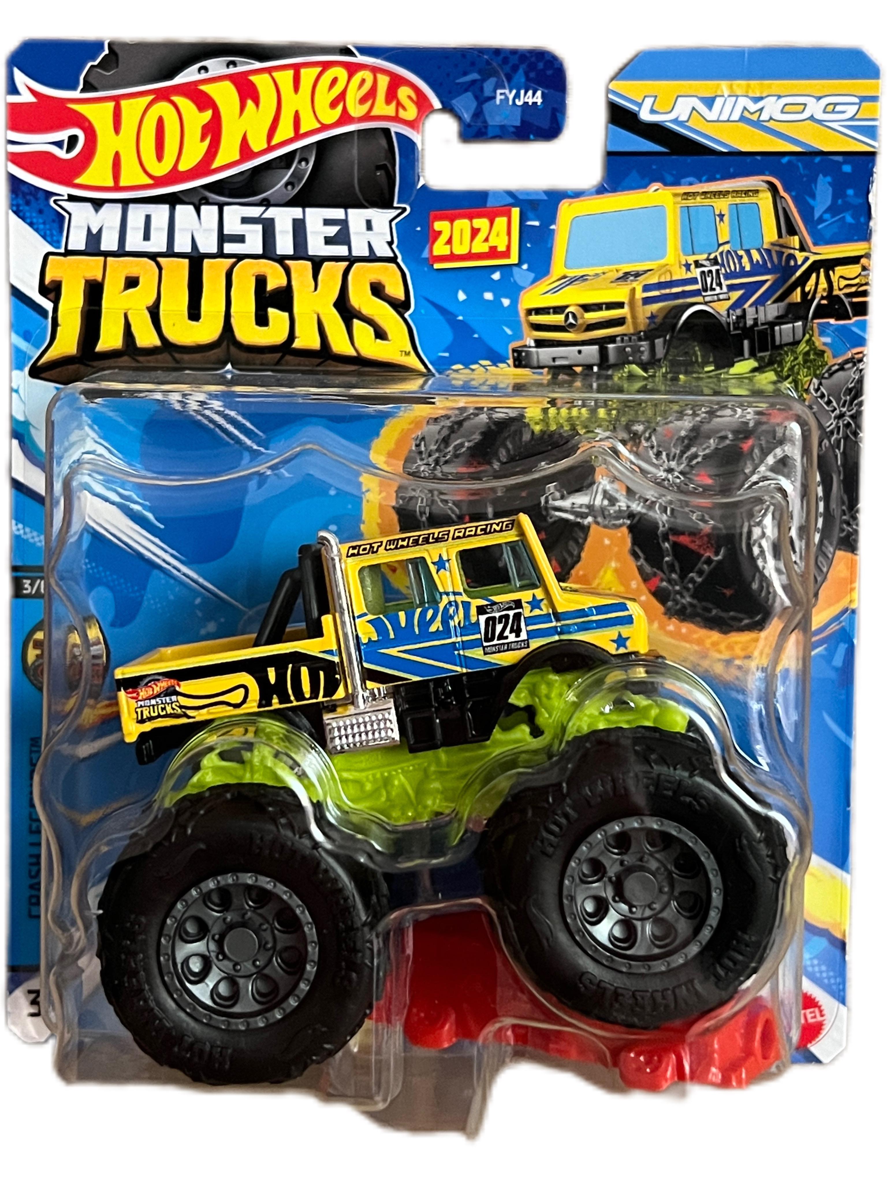 Игрушечная машинка-внедорожник Hot Wheels Monster truck Legends UNIMOG (13919554) - фото 1