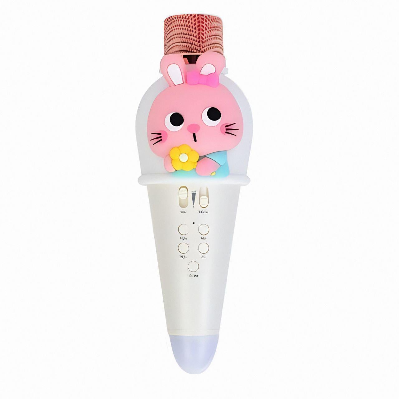 Микрофон XL-610-620-630 с кроликом встроенный аккумулятор 1800 мА·ч 5 Вт 21 см Белый (26859364)