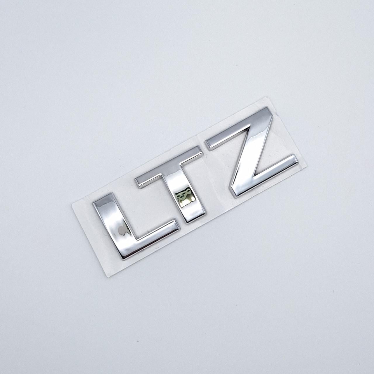 Эмблема надпись LTZ Chevrolet Хром 6,5х2,1 см (1978480714)