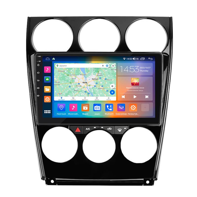 Автомагнітола штатна Lesko для Mazda 6 I GG рестайлінг 2005-2008 9" 2/32Gb CarPlay 4G Wi-Fi GPS Prime MOB