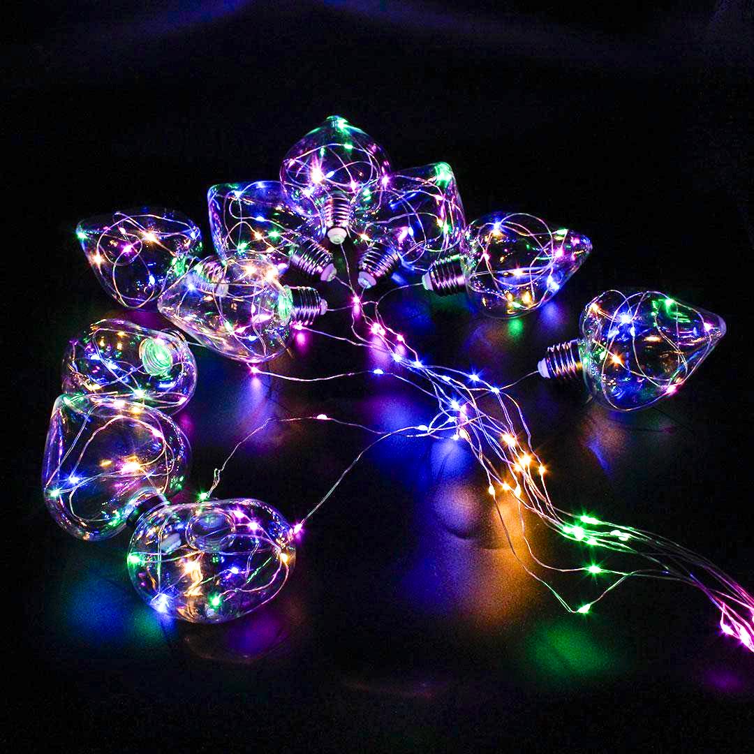 Гирлянда штора Xmas 4М 150 LED в виде сердечек (1008867-Other)