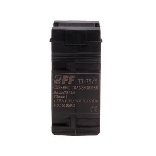 Трансформатор струму вимірювальний F&F TI-75-5 75/5 з замкнутим сердечником (27878250)