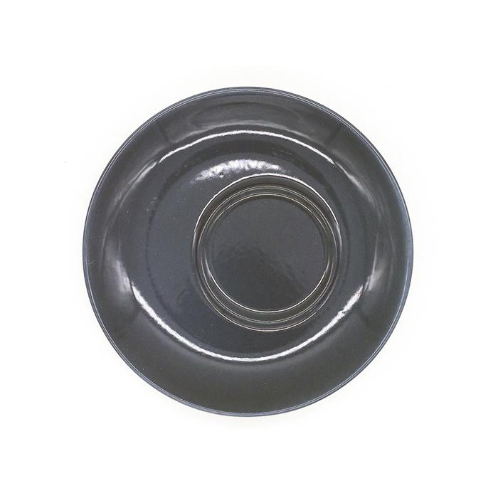 Блюдце INKER exc 16 см Dark grey
