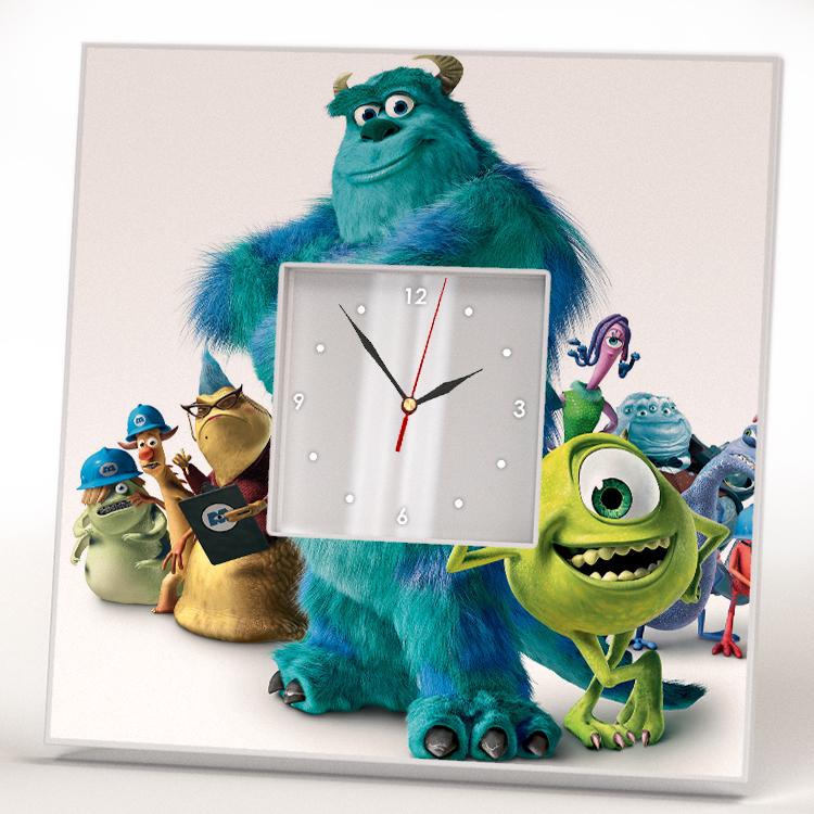 Часы с героями мультфильма "Корпорация монстров" 260x260 мм (C04205)