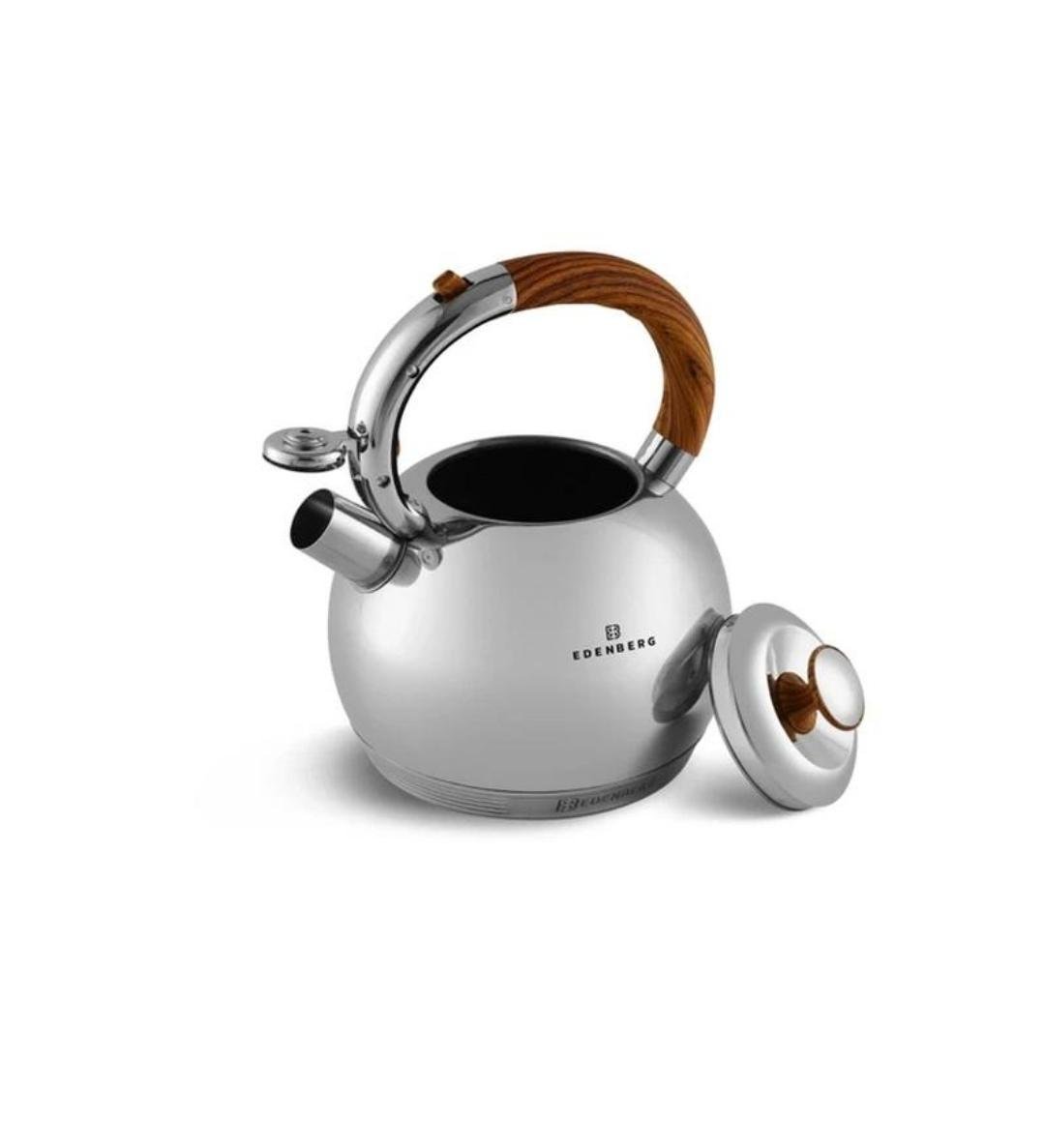 Чайник Edenberg EB7006SB со свистком нержавеющая сталь 3 л (14525808) - фото 3
