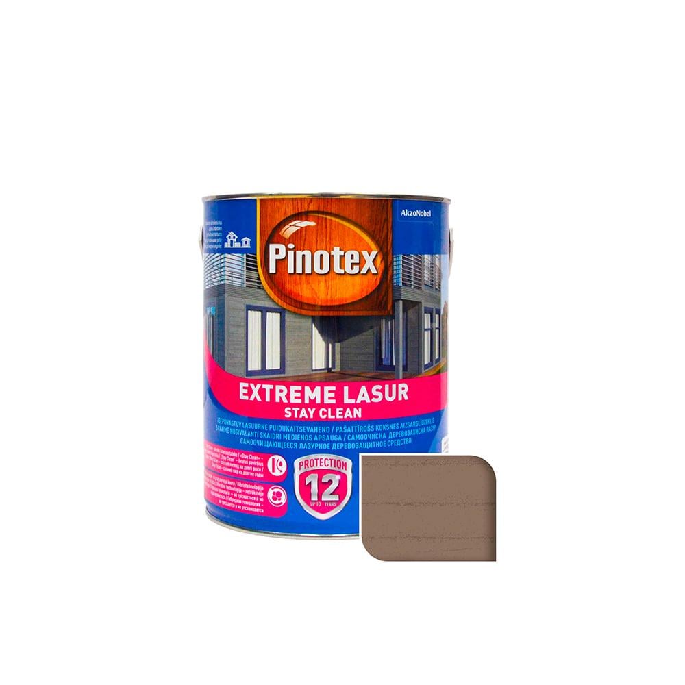 Пропитка для дерева Pinotex Extreme Lasur Stay Clean самоочищающаяся 3 л Утренний туман (648256)