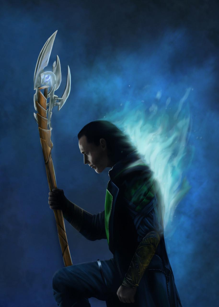 Картина GeekLand Loki Fan-art 40х60 см (LK.09.027)