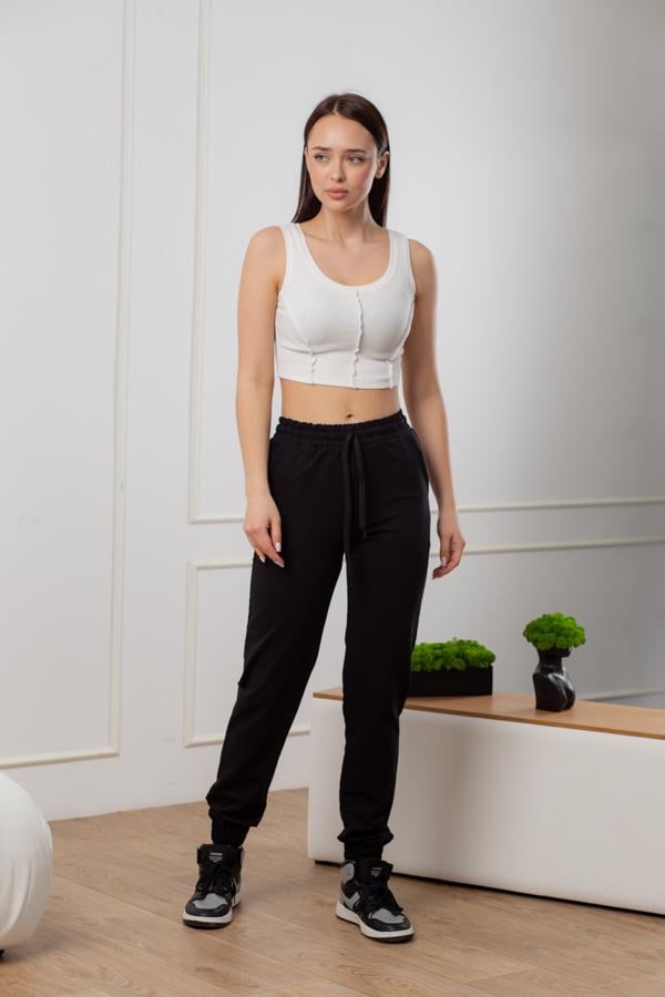 Спортивные штаны женские AKSAN M Черный (20.493_black1_44(M))