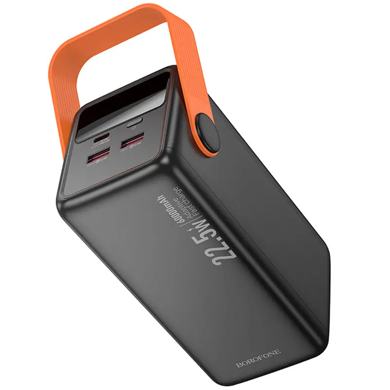 Повербанк Borofone BJ66B Magnifico 22.5W+PD20 60000 mAh Чорний (6941991115165)