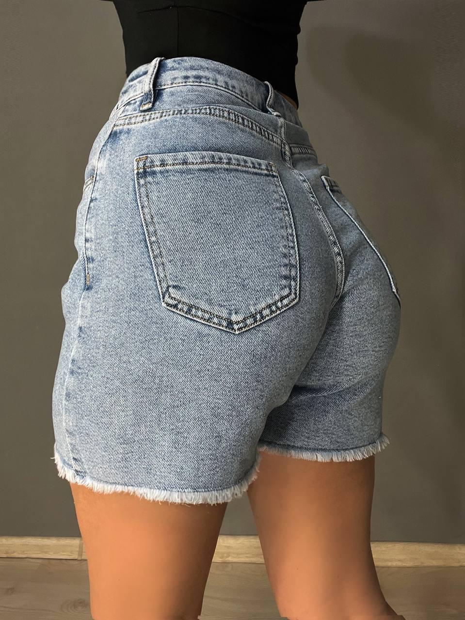 Шорты юбка женские Dicesil 6003 джинсовые на запах пуговицы короткие р. 32 Голубой (4220) - фото 3 Шорты юбка женские Dicesil 6003 джинсовые на запах пуговицы короткие р. 32 Голубой (4220) - фото 3