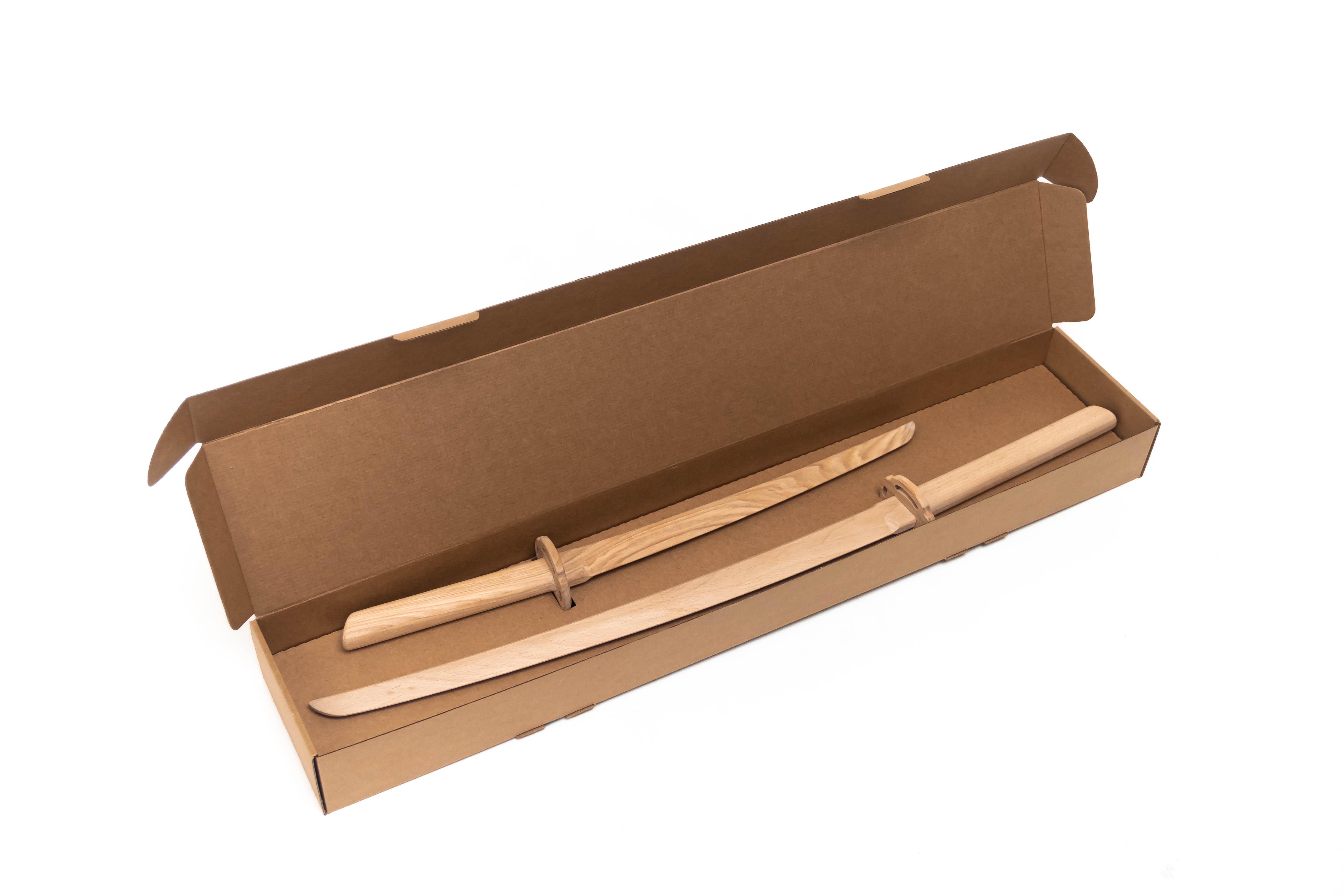 Набор японских мечей самурая Катана в подарочной упаковке 2 шт.