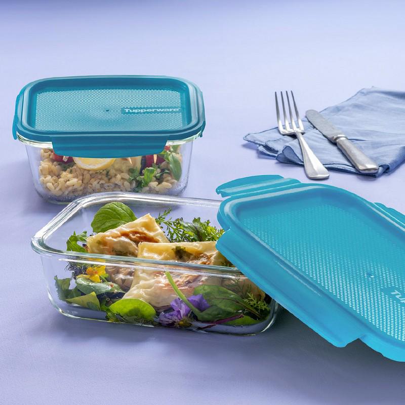 Контейнер скляний Tupperware PremiumGlass з кришкою 1 л (21693659) - фото 2