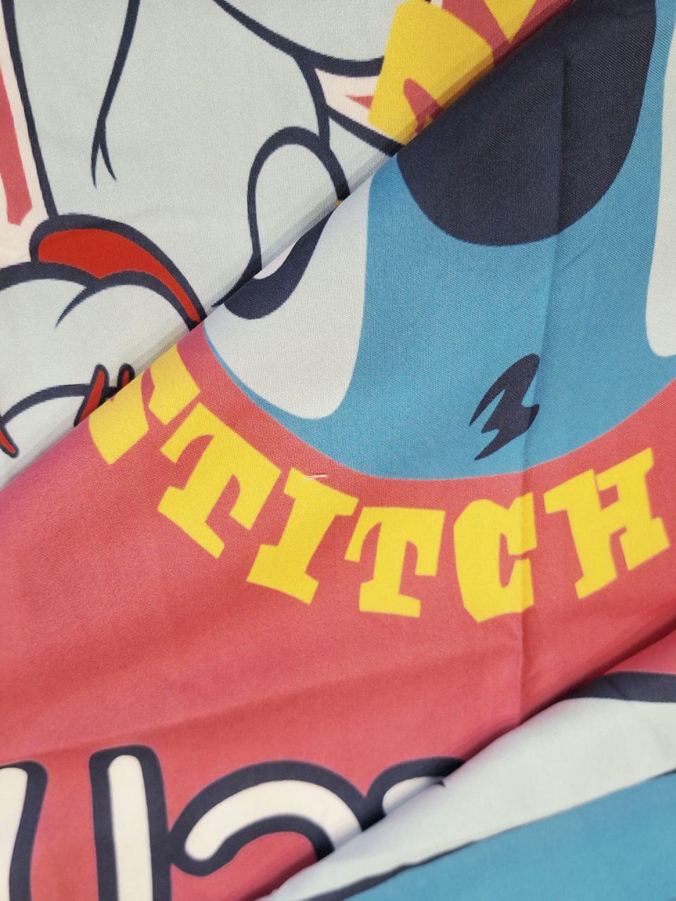 Пододеяло двухстороннее Лило и Стич 140х200 см и 2 наволочки 50х70 см Розовый (1332) - фото 4 Пододеяло двухстороннее Лило и Стич 140х200 см и 2 наволочки 50х70 см Розовый (1332) - фото 4