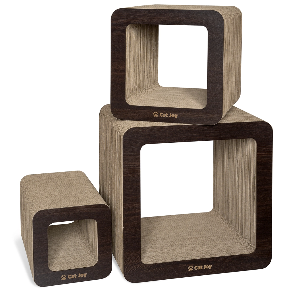 Комплекс игровой для кошки Cat Joy из гофрокартона с когтеточкой (1858019330)