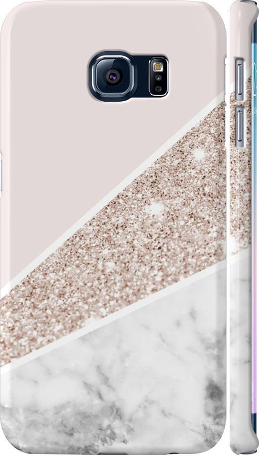Чехол на Samsung Galaxy S6 Edge G925F Пастельный мрамор (4342m-83-42517)