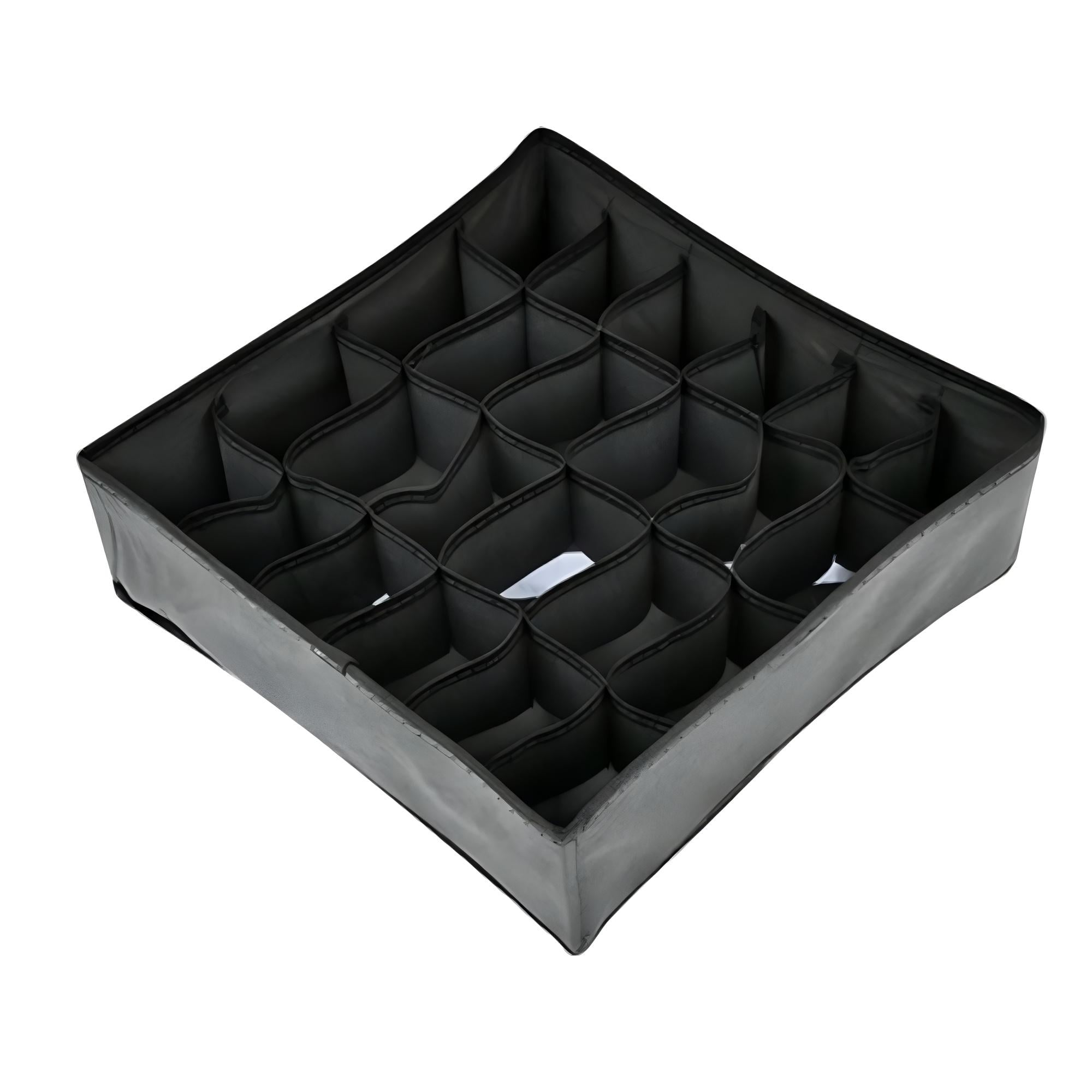 Органайзер для белья и аксессуаров Stenson R94628-24 24 отделения 30x30x10 см Темно-серый (26938357)
