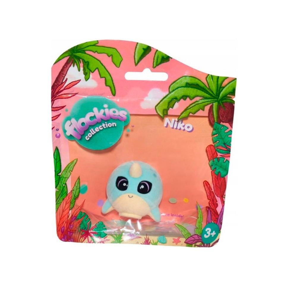 Игрушка-фигурка коллекционная Flockies Нарвал Нико (IF-174-F-368)