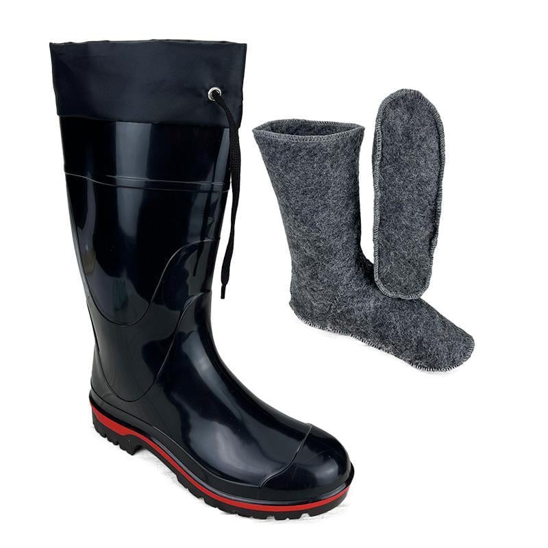 Сапоги резиновые женские 4040 p. 39 25 см Черный