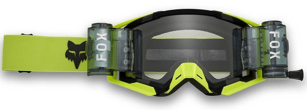 Мотоочки Fox AIRSPACE II ROLL-OFF Goggle Flo Yellow (50624)