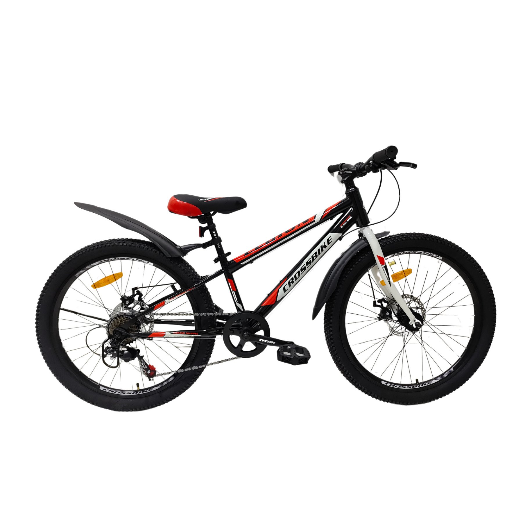 Велосипед Crossbike Legion 2024 24" 11" Black/Red