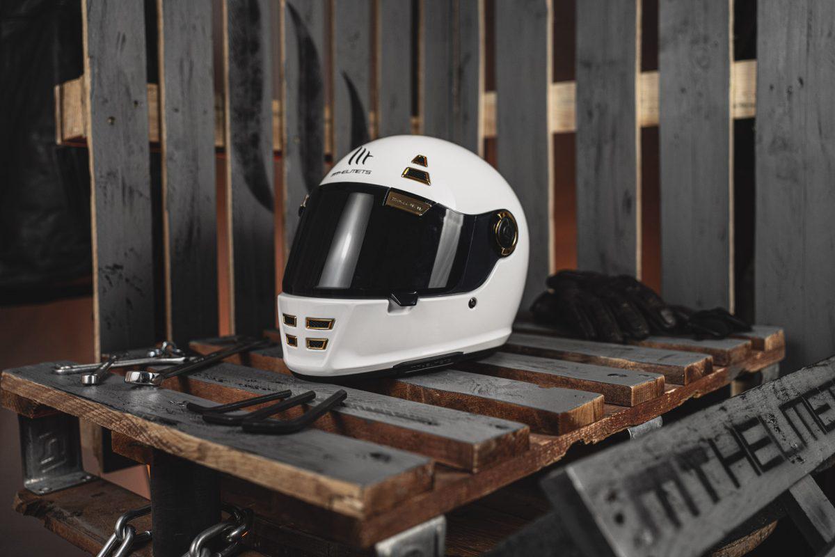 Мотошлем MT HELMETS Jarama Solid S Gloss White (25136) - фото 2