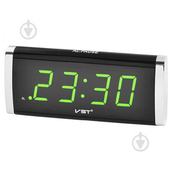 Часы настольные сетевые VST-730-4 Черный (20053100274)
