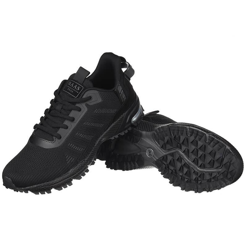 Кросівки чоловічі BaaS M7329-1 текстиль р. 44 Чорний (03281) - фото 4 Кросівки чоловічі BaaS M7329-1 текстиль р. 44 Чорний (03281) - фото 4