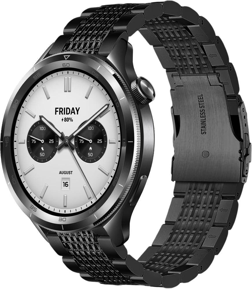 Ремінець металевий Gripix для Xiaomi Watch S4 47 мм Black (42040-2B) Ремінець металевий Gripix для Xiaomi Watch S4 47 мм Black (42040-2B)