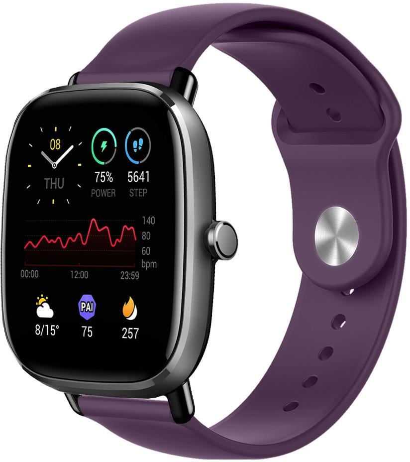 Ремешок Base для Amazfit GTS 2 mini 20 мм Purple (23013) - фото 1 Ремешок Base для Amazfit GTS 2 mini 20 мм Purple (23013) - фото 1