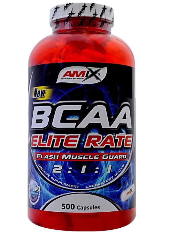 Амінокислота BCAA для спорту Amix Nutrition BCAA Elite Rate 500 Caps