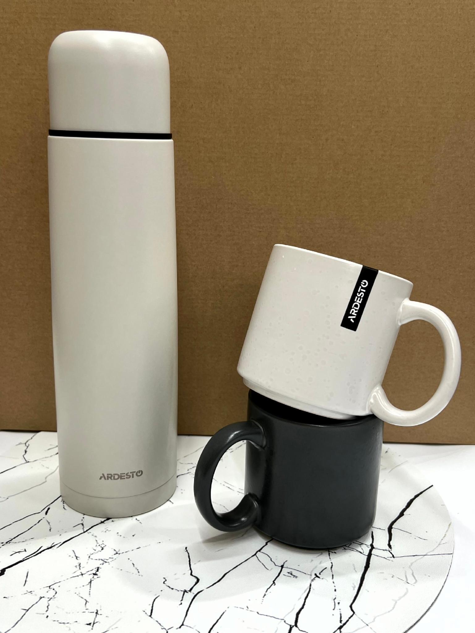 Термос Bright City 1 л Бежевий - фото 3 Термос Bright City 1 л Бежевий - фото 3