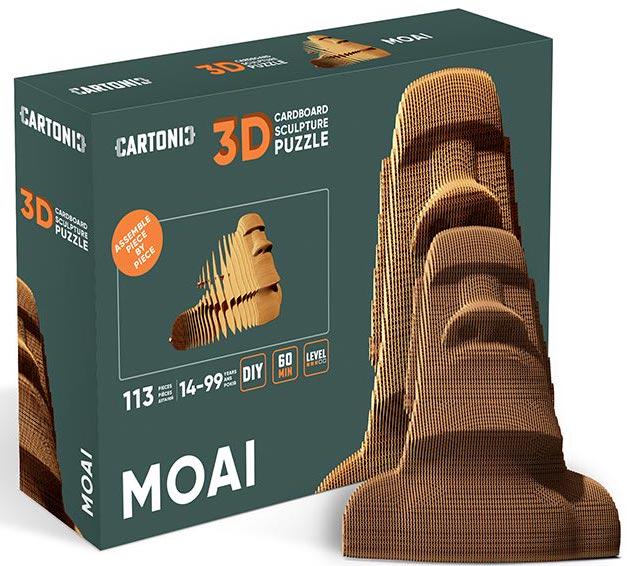 Конструктор картонний Cartonic 3D Puzzle Moai - фото 1