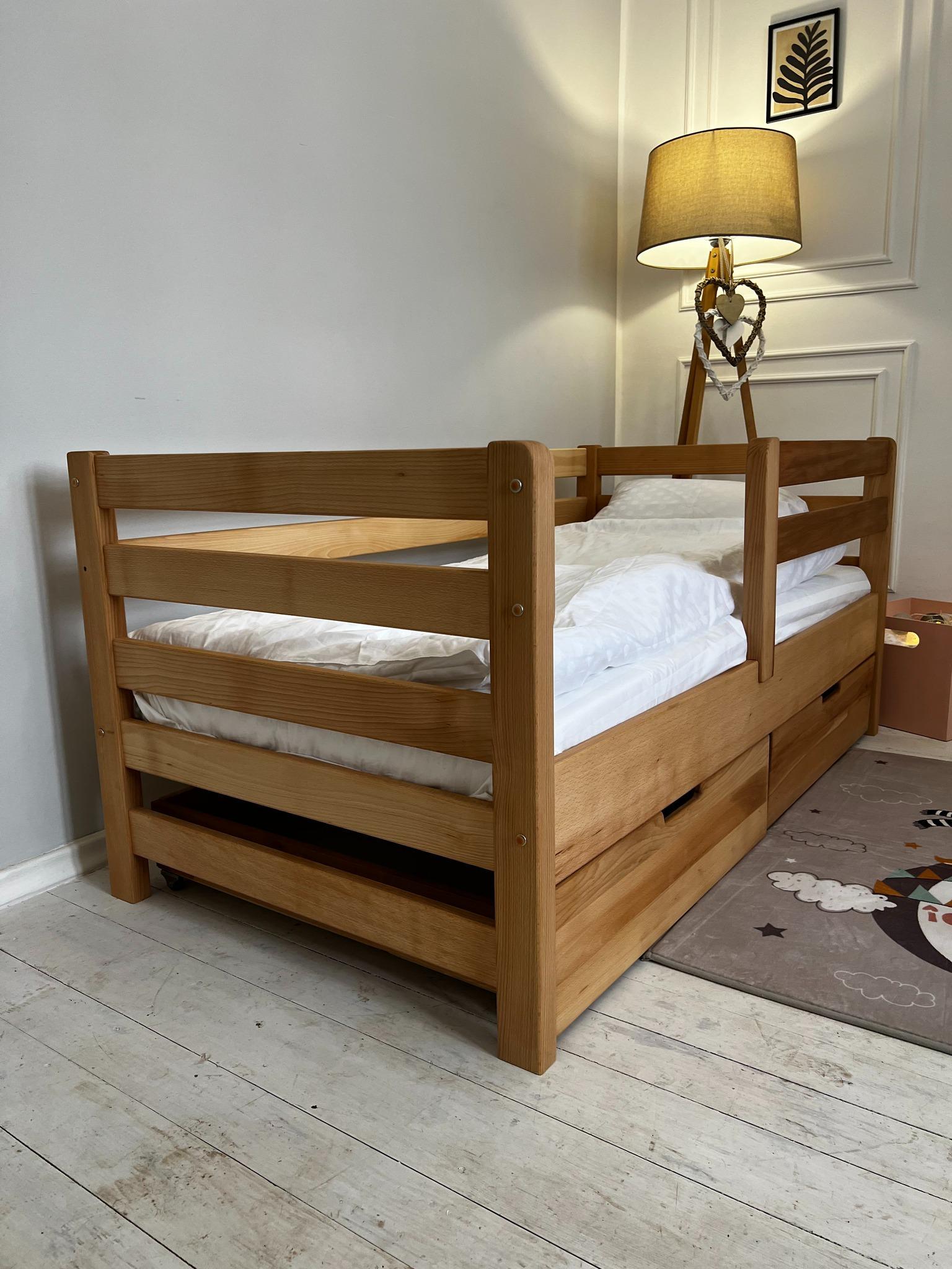 Ліжко підліткове Goydalka Aurora з шухлядою 190x80 см Натуральний - фото 7 Ліжко підліткове Goydalka Aurora з шухлядою 190x80 см Натуральний - фото 7