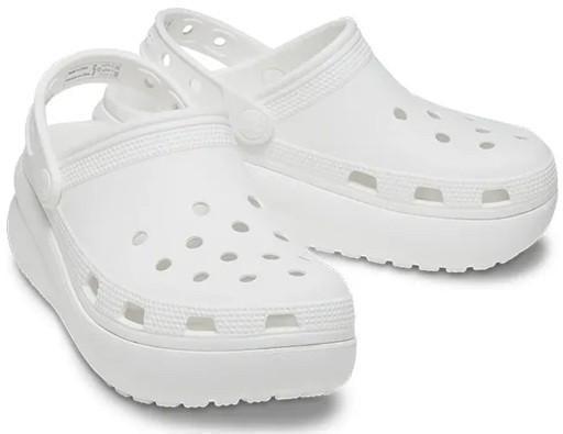 Сабо дитячі для дівчинки Crocs Classic Cutie Crush Clog White р. 28/29 Білий (18708)