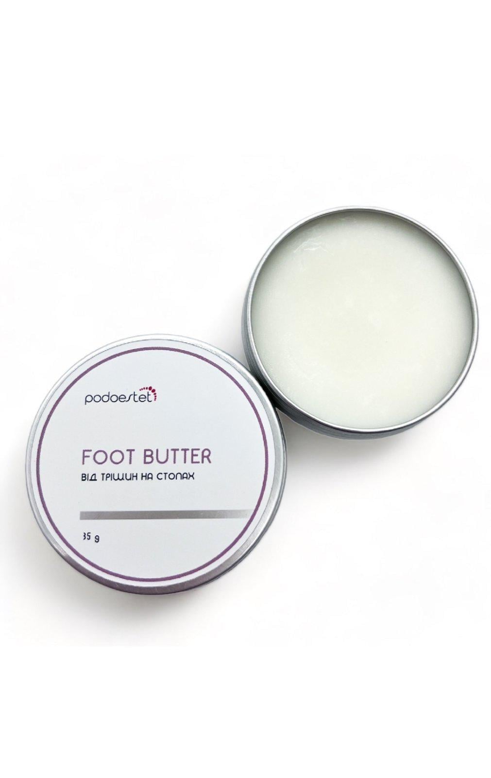 Батер від тріщин на стопах Podoestet Foot butter "Троянда" 35 г