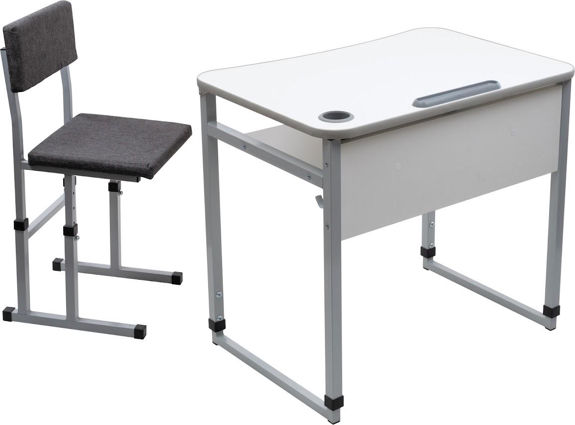 Комплект SECTOR парта та стілець трансформери Сірий (Оптимус ) - фото 6