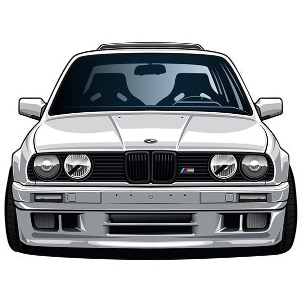 Наклейка вологостійка BMW M 9х6 см (1542132442)