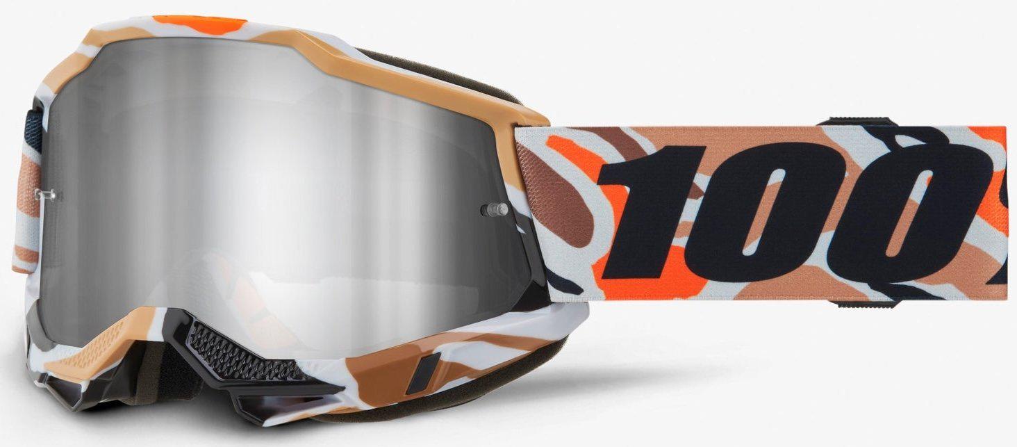 Мотоокуляри 100% ACCURI 2 Goggle Flea Mirror Silver Lens (39430)