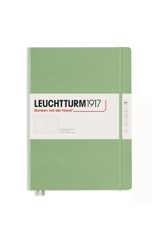 Блокнот Leuchtturm1917 Master Slim A4+ Muted Colours крапка Sage (363920) - фото 1