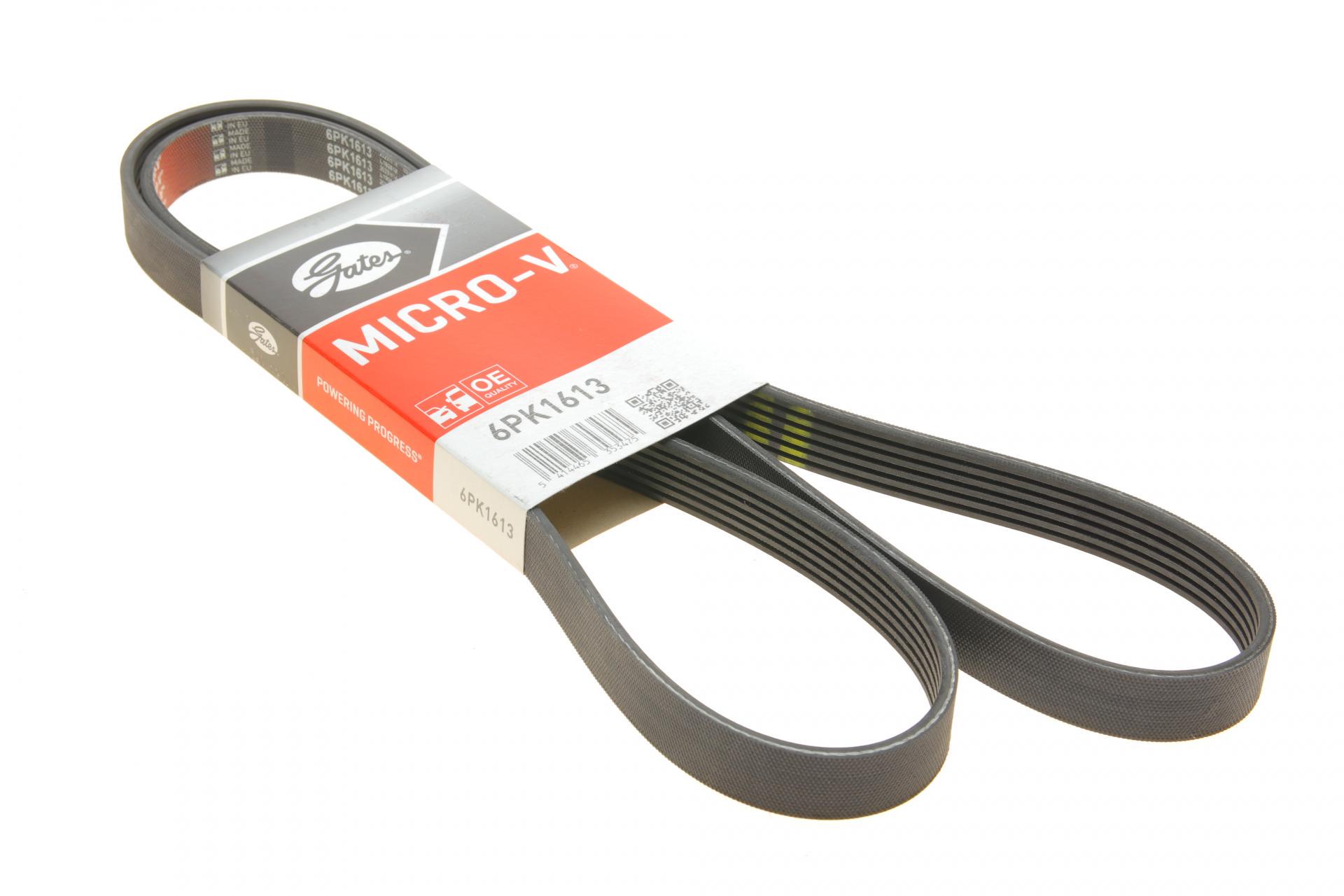 Ремень генератора GATES Opel Corsa D 1.7CDTI 06-11/Ford Fiesta 1.8DI 00-03 (6PK1613)