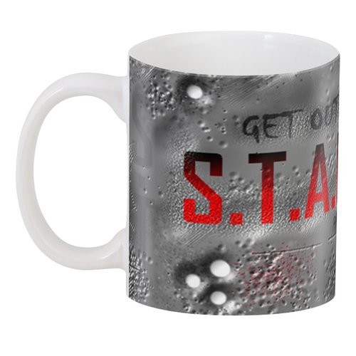 Чашка Gee! Сталкер S.t.a.l.k.e.r. Убирайся отсюда, сталкер